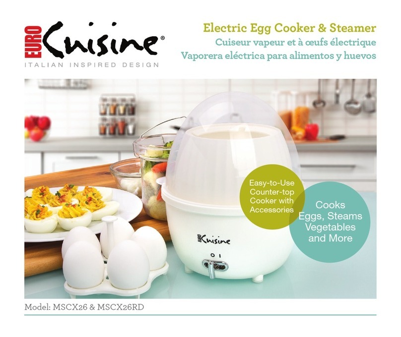 Euro Cuisine MSCX26 manual