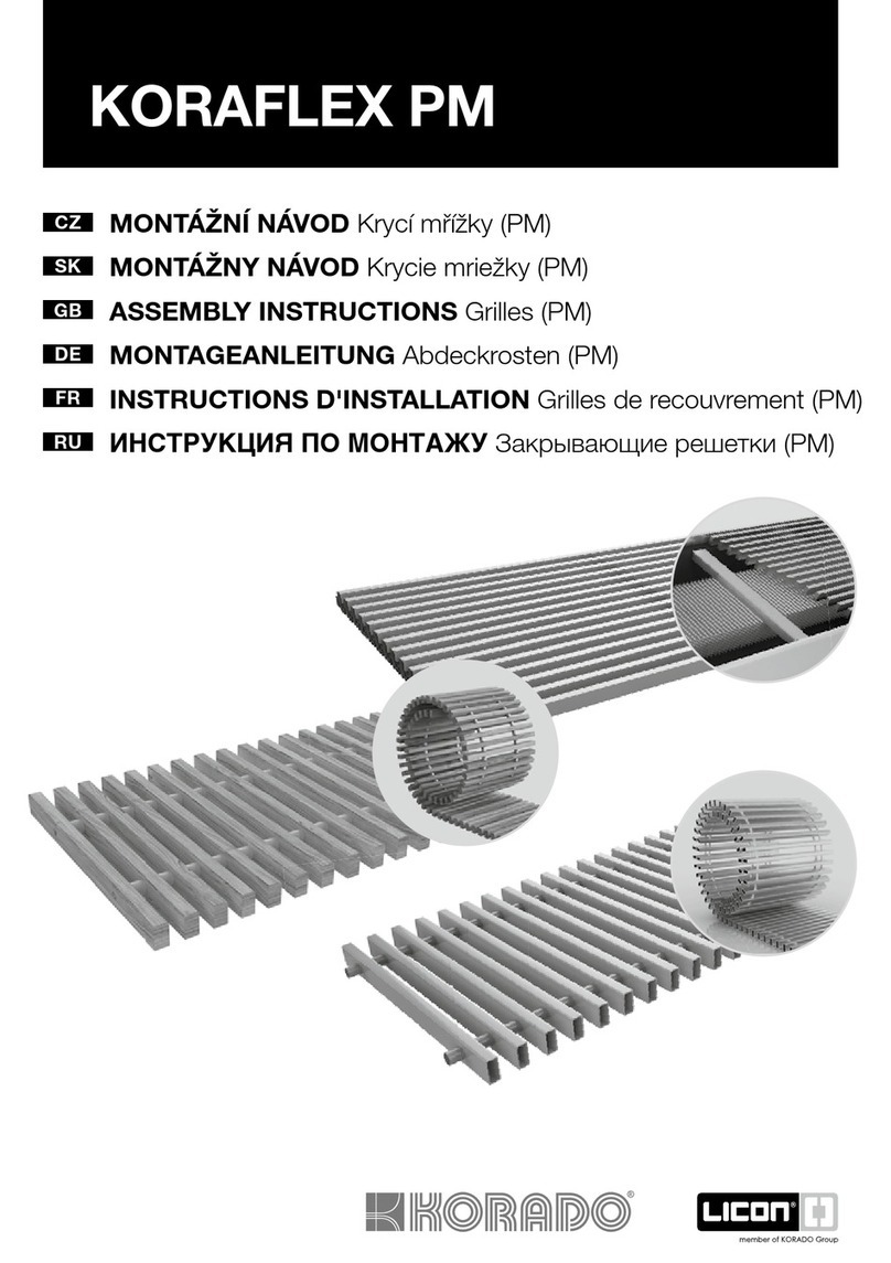 KORADO KORAFLEX PM 14 Series User manual