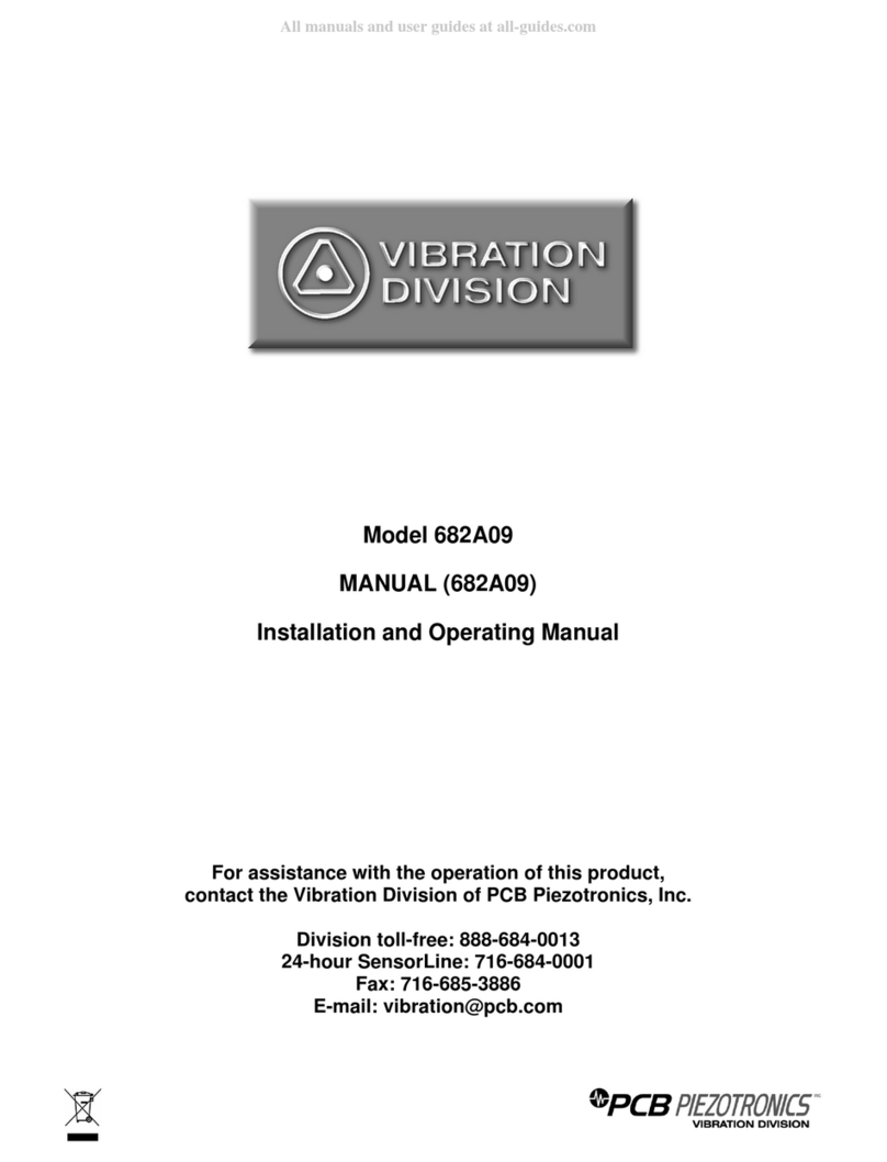 Vibration Division 682A09 Installation and operating manual