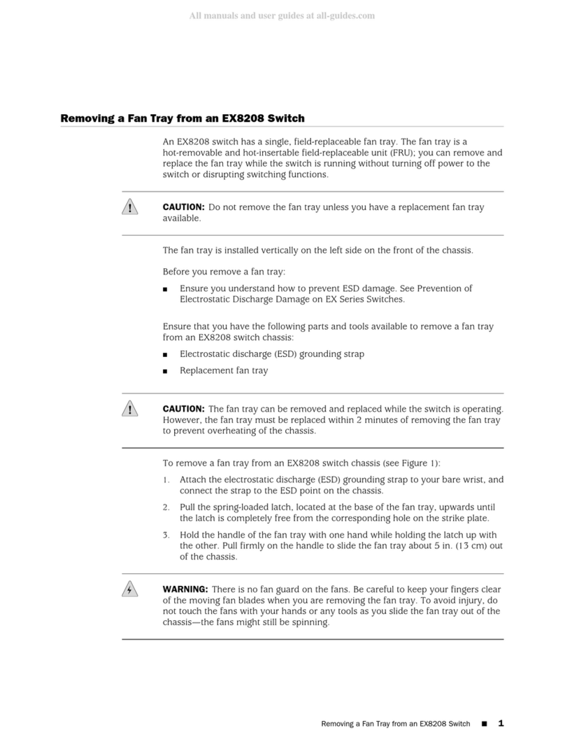 Juniper EX8208 User manual Juniper EX8208 User manual