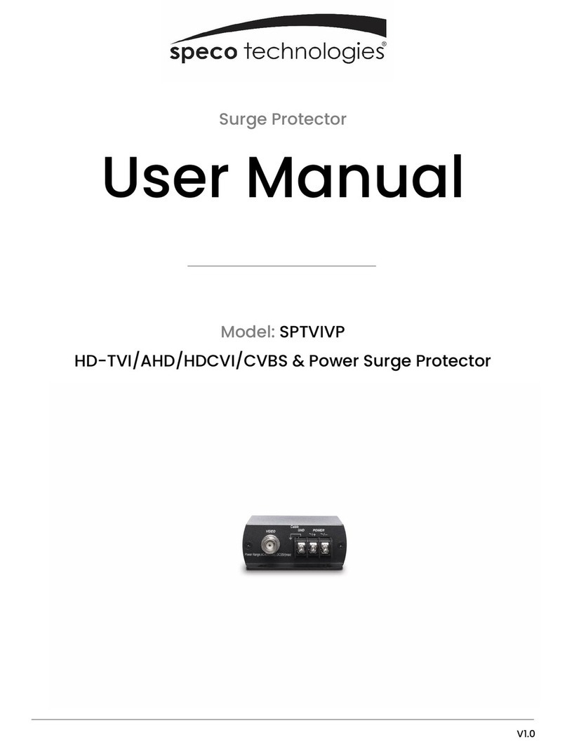 Speco SPTVIVP user manual
