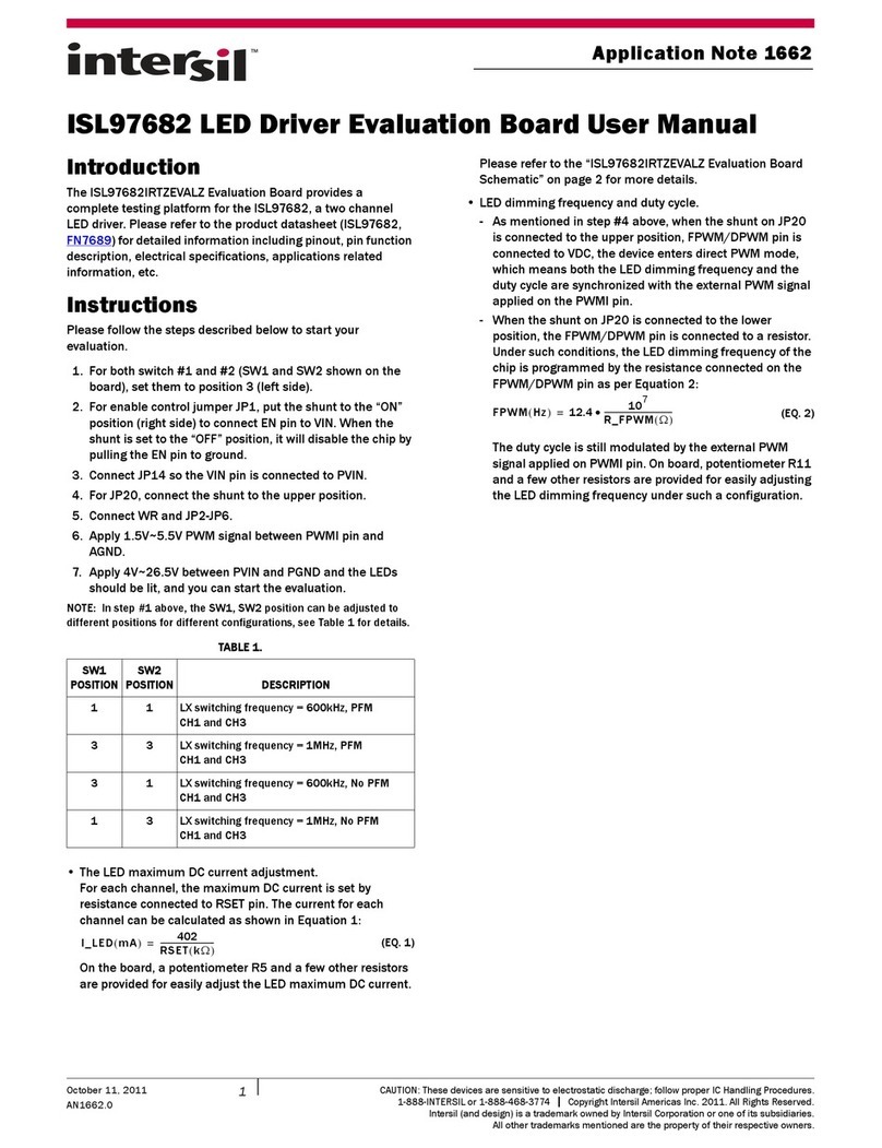 Intersil ISL97682IRTZEVALZ user manual