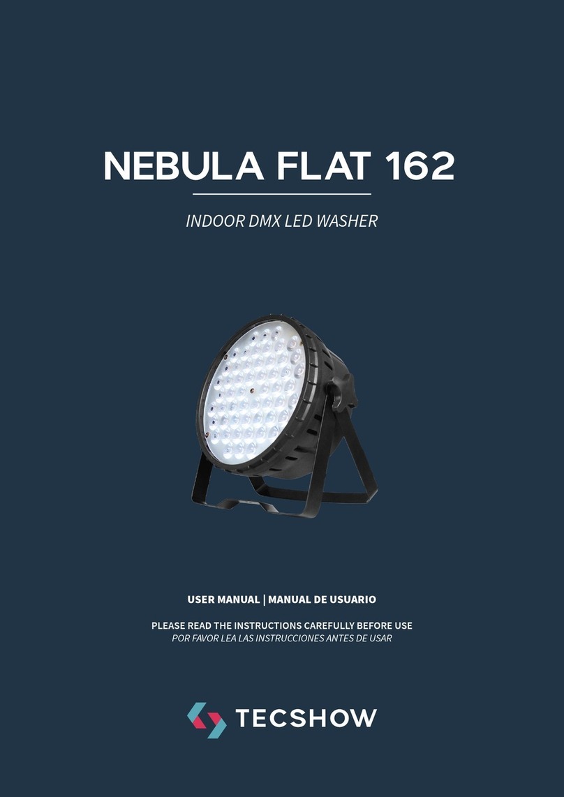TECshow NEBULA FLAT 162 User manual