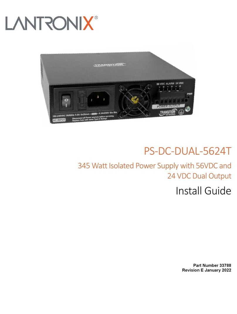 Lantronix PS-DC-DUAL-5624T install guide