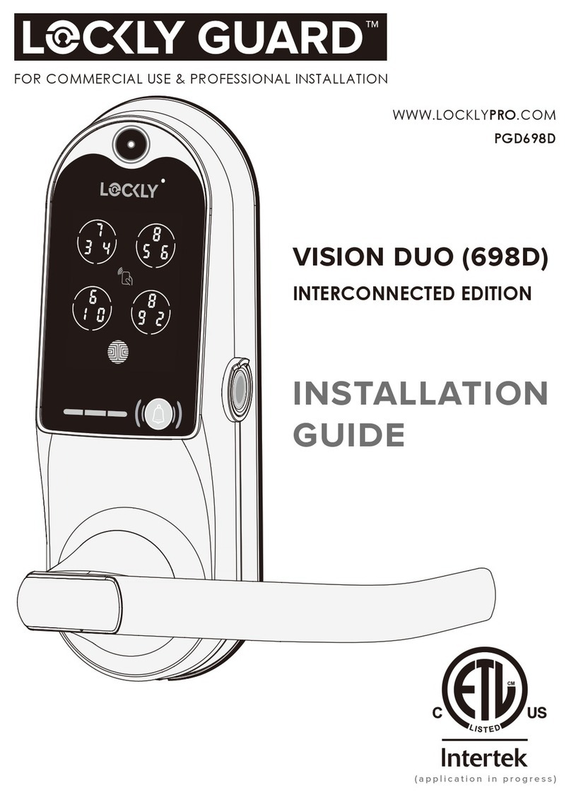 LOCKLY GUARD VISION DUO installation guide