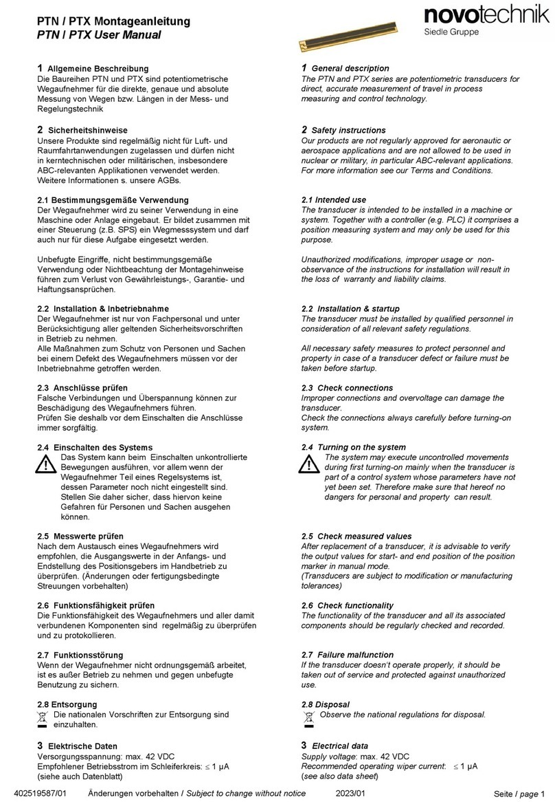 Siedle novotechnik PTN User manual