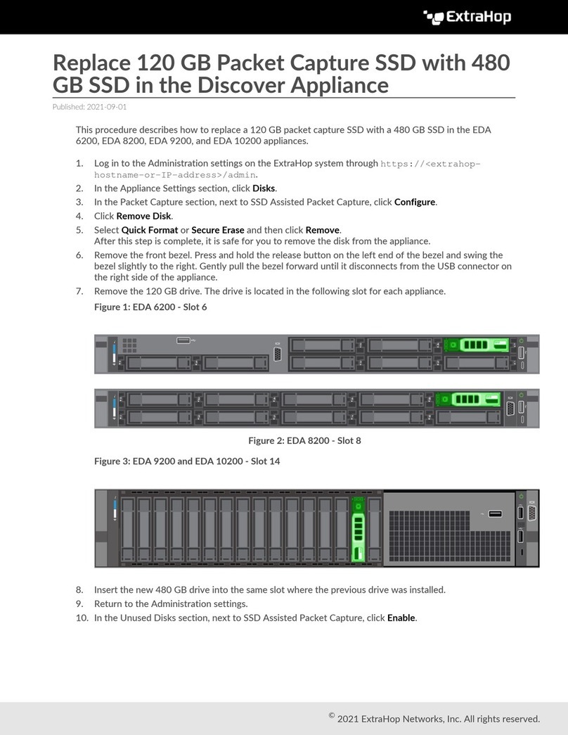 ExtraHop Discover EDA 6200 Replace