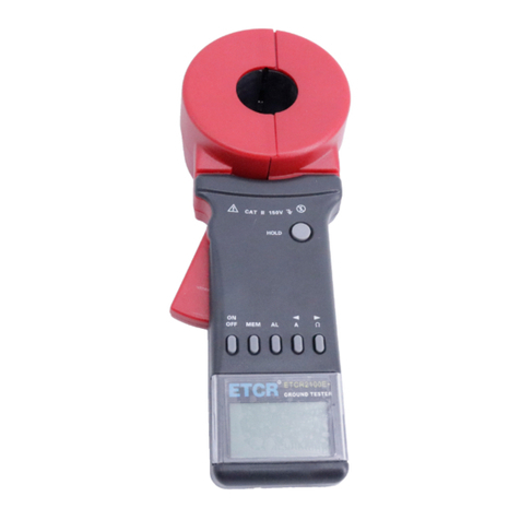 ETCR ETCR2000E Plus User manual