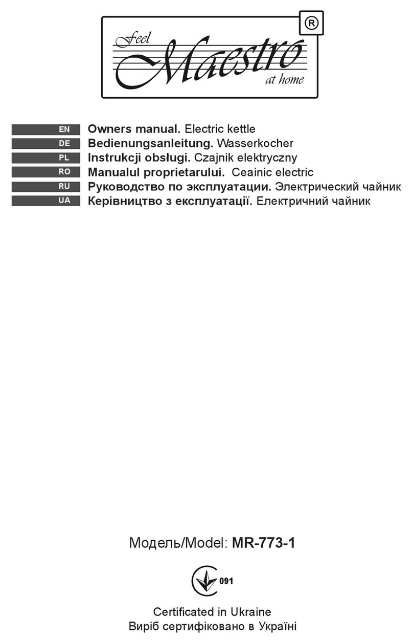 Feel-Maestro MR-773-1 User manual