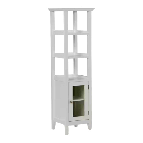 Simpli Home Acadian AXCBSACA05-WH manual
