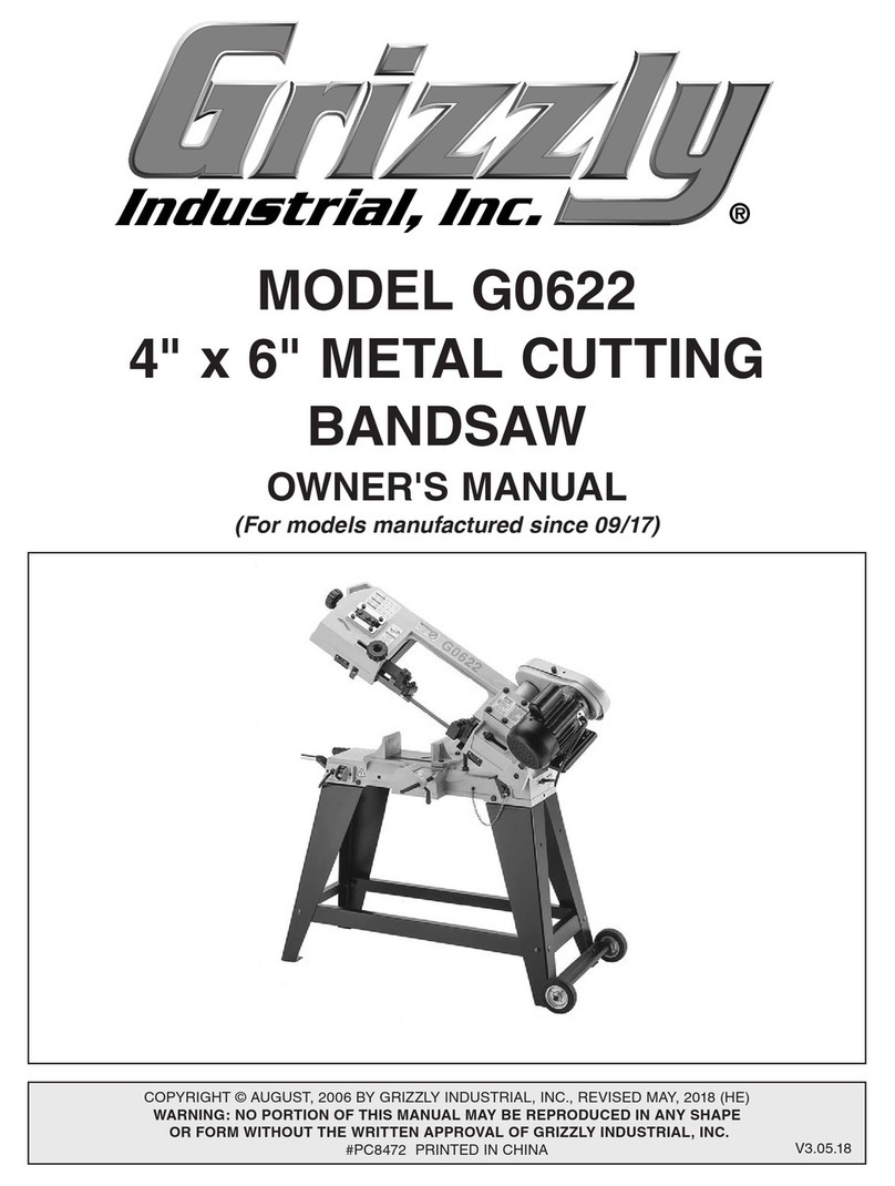Grizzly G0622 User manual