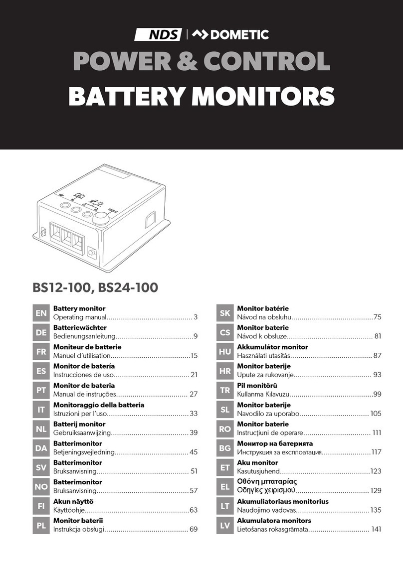 NDS DOMETIC BS12-100 User manual