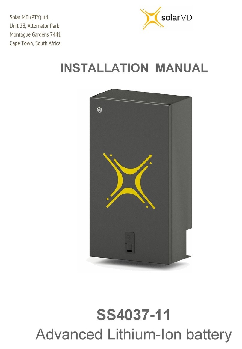 Solar MD SS4037-11 installation manual