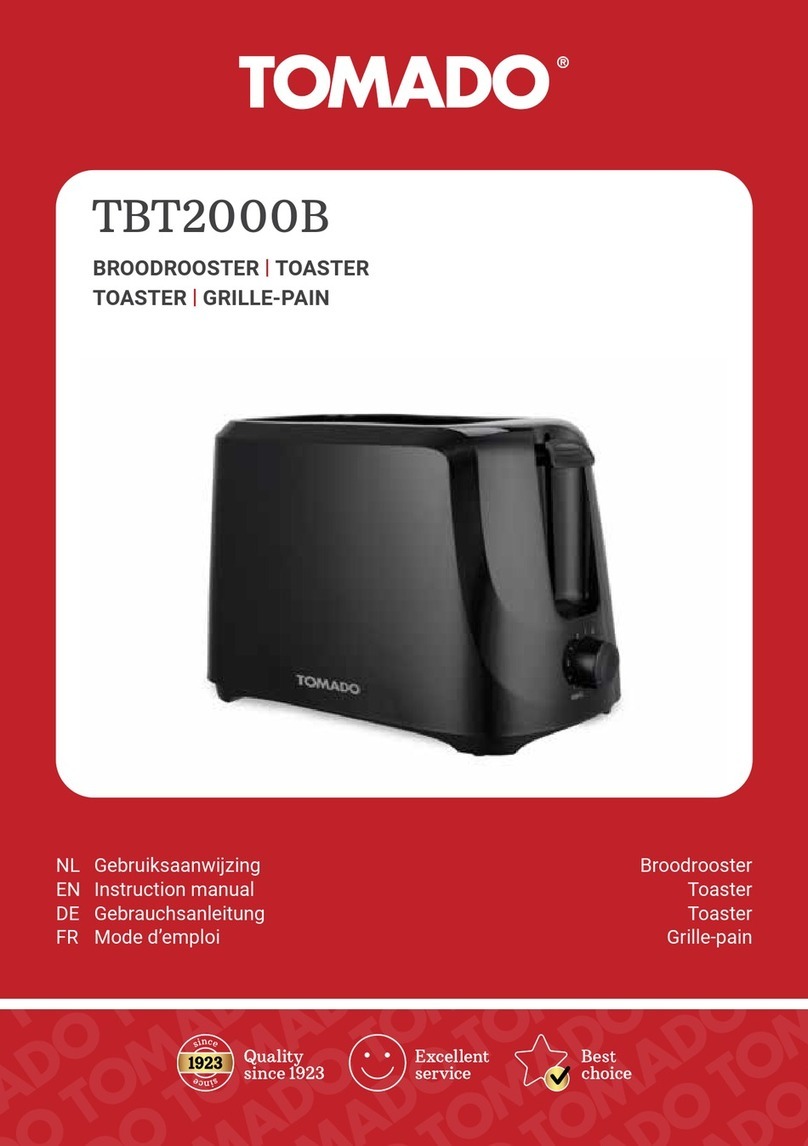 tomado TBT2000B instruction manual