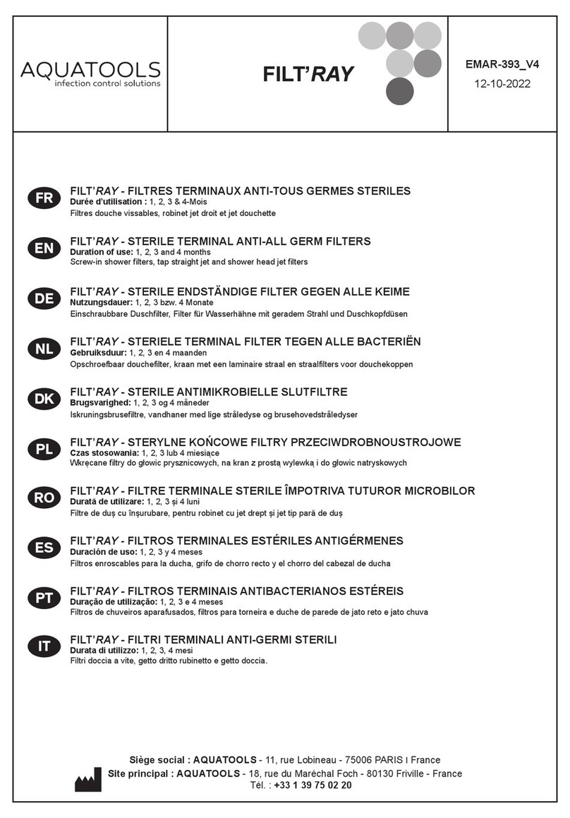 AquaTools FILT'RAY User manual