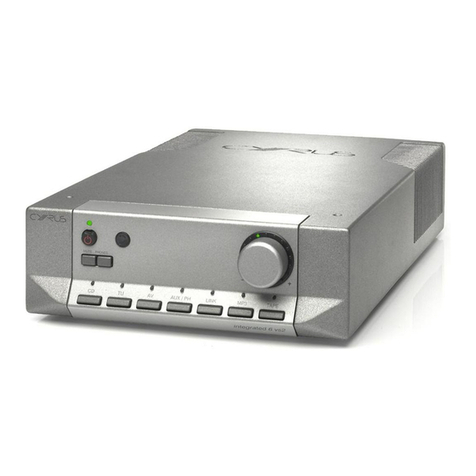 Cyrus integrated 6 vs2 User manual
