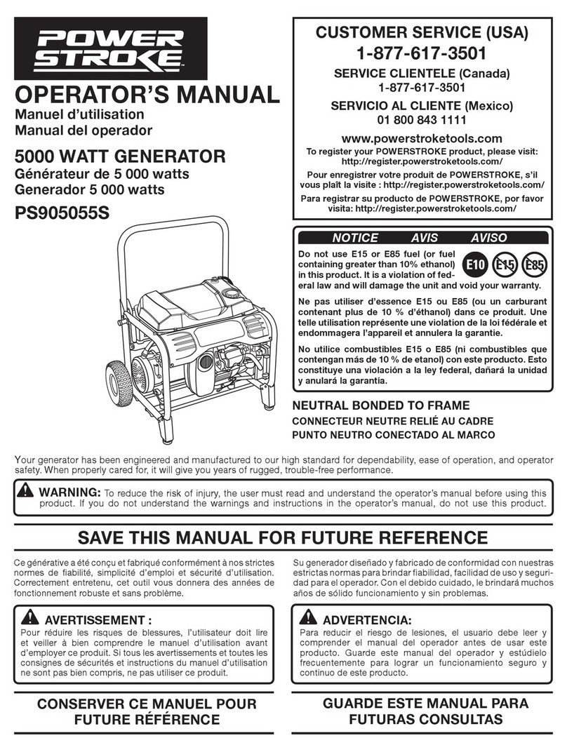 Power Stroke PS905055S Series User manual