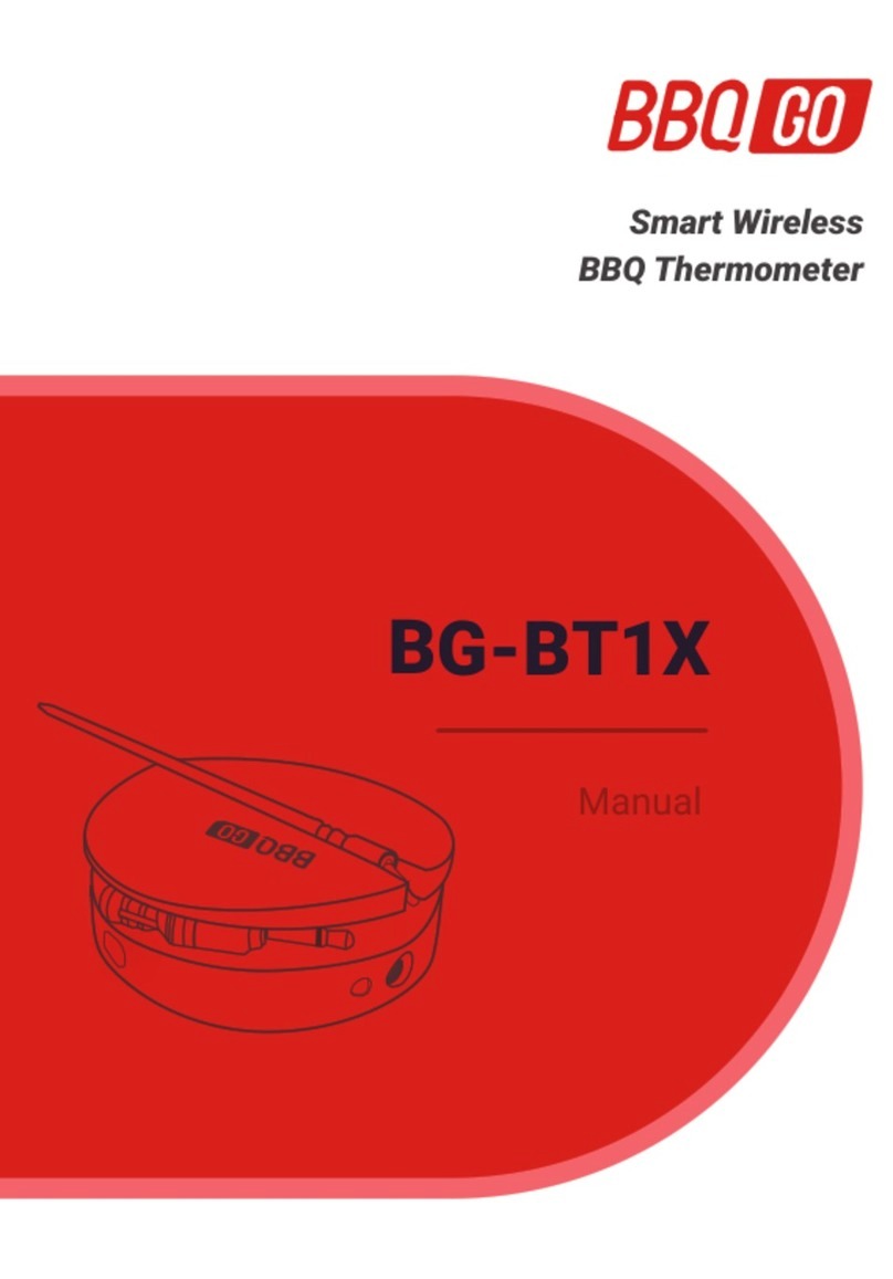 BBQ GO BG-BT1X User manual
