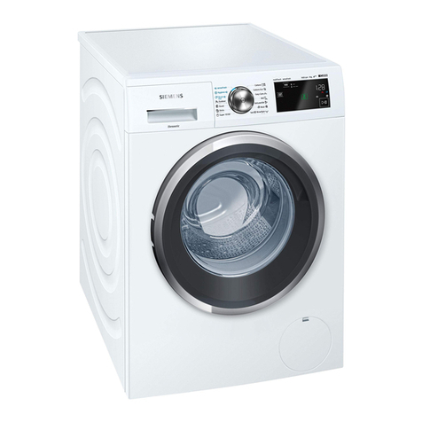 Siemens WM14T780GC Specification sheet