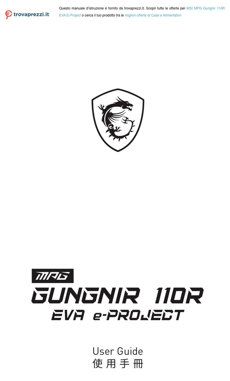 MSI MPG Gungir 110R EVA e-PROJECT User manual MSI MPG Gungir 110R EVA e-PROJECT User manual