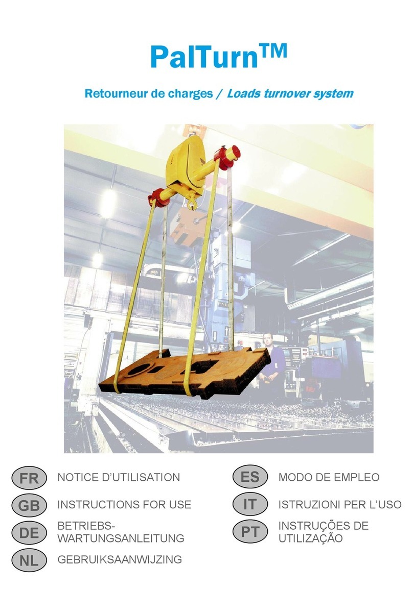 Tractel palturn Instructions for use