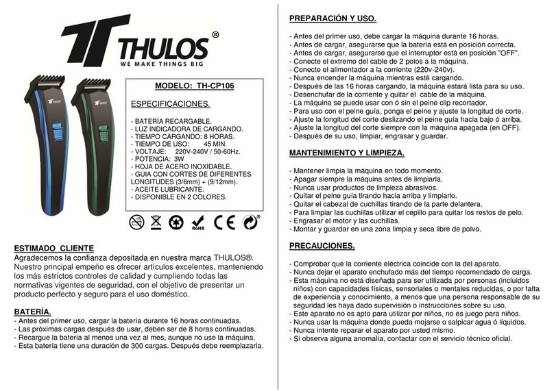 Thulos TH-CP106 quick start guide