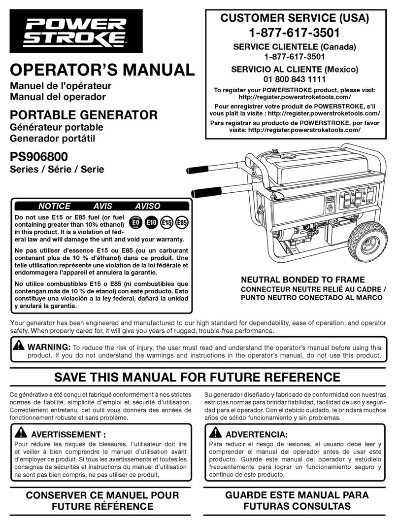 Power Stroke PS906800 Series User manual