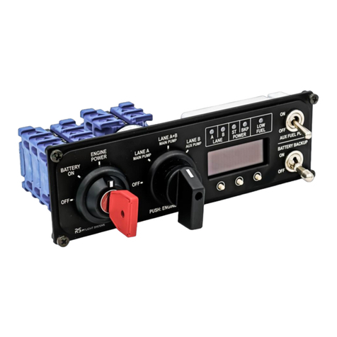 RS Flight Systems SCU Front Panel V2 Installation & operation manual