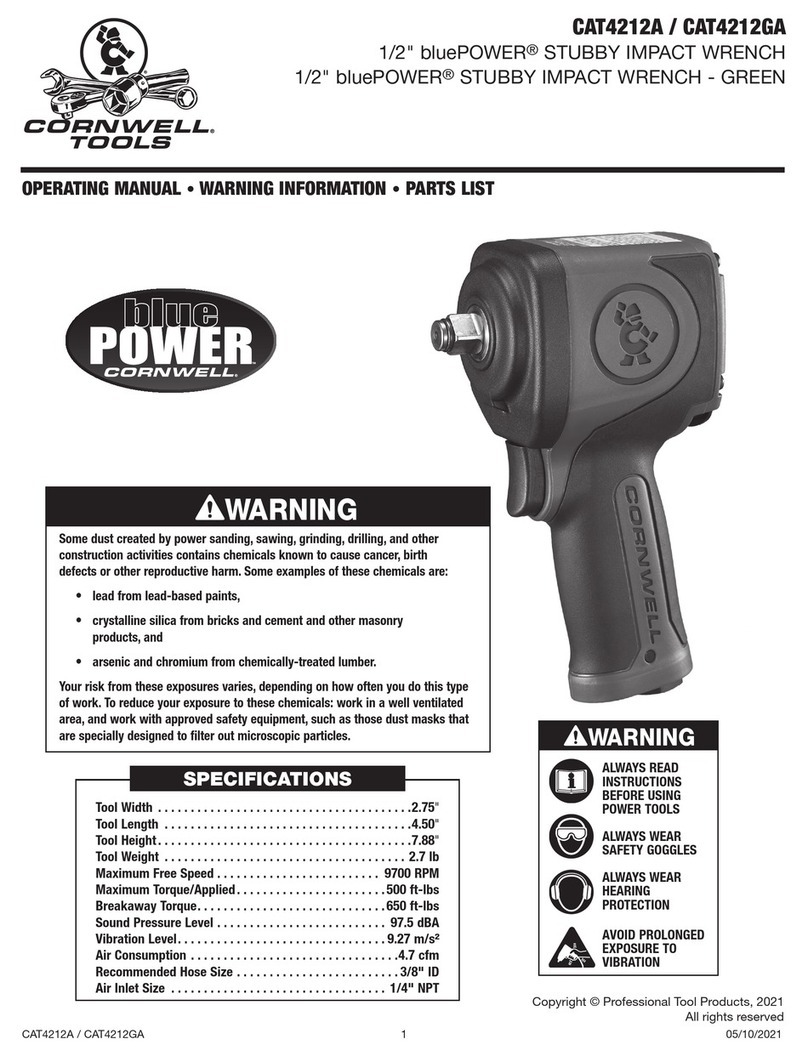 Cornwell Tools bluePOWER CAT4212A User manual