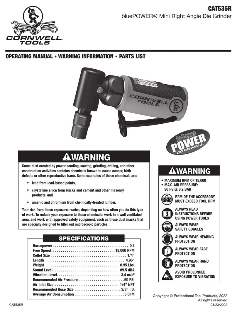 Cornwell Tools bluePOWER CAT535R operating manual