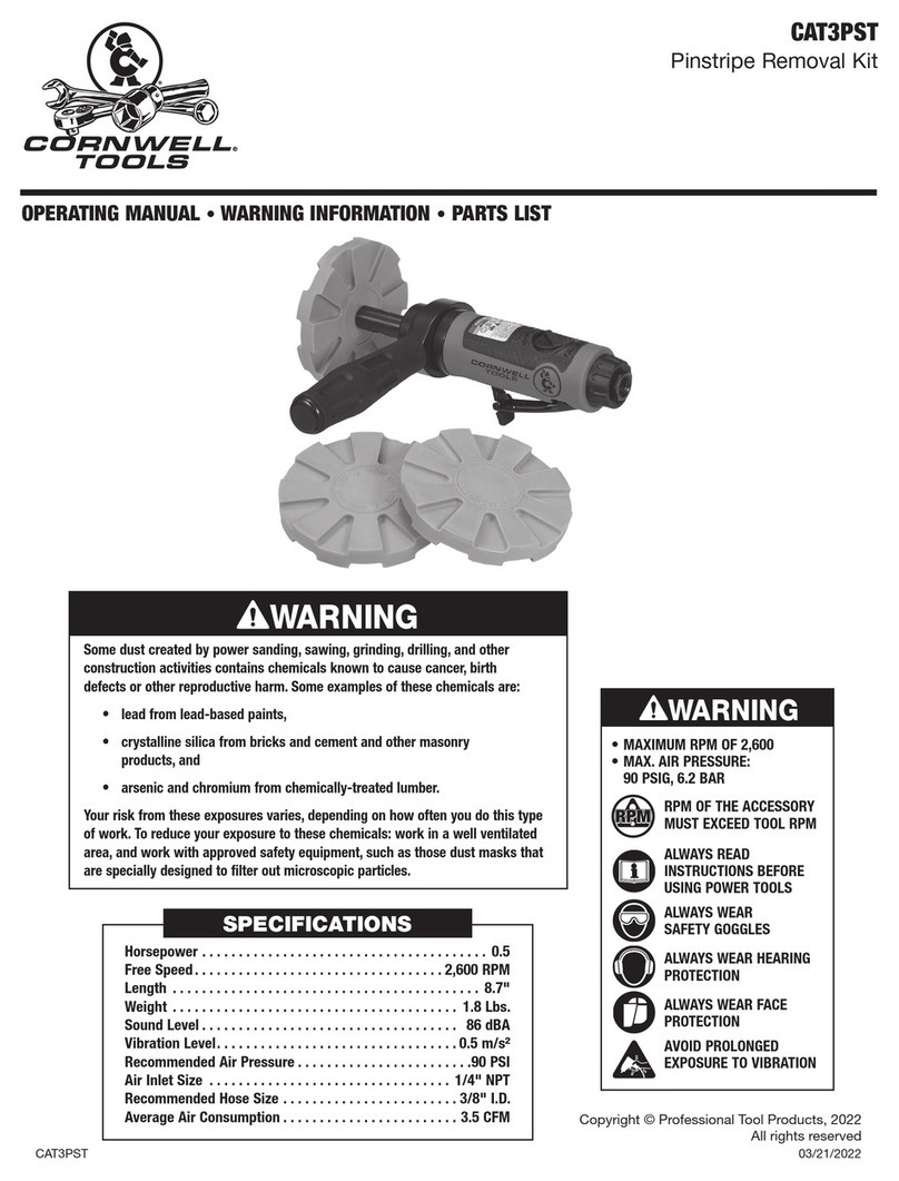 Cornwell Tools CAT3PST operating manual