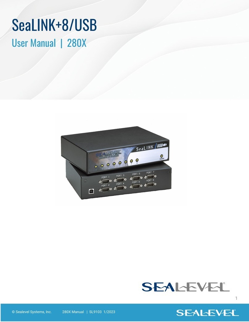 SeaLevel SeaLINK+8/USB User manual
