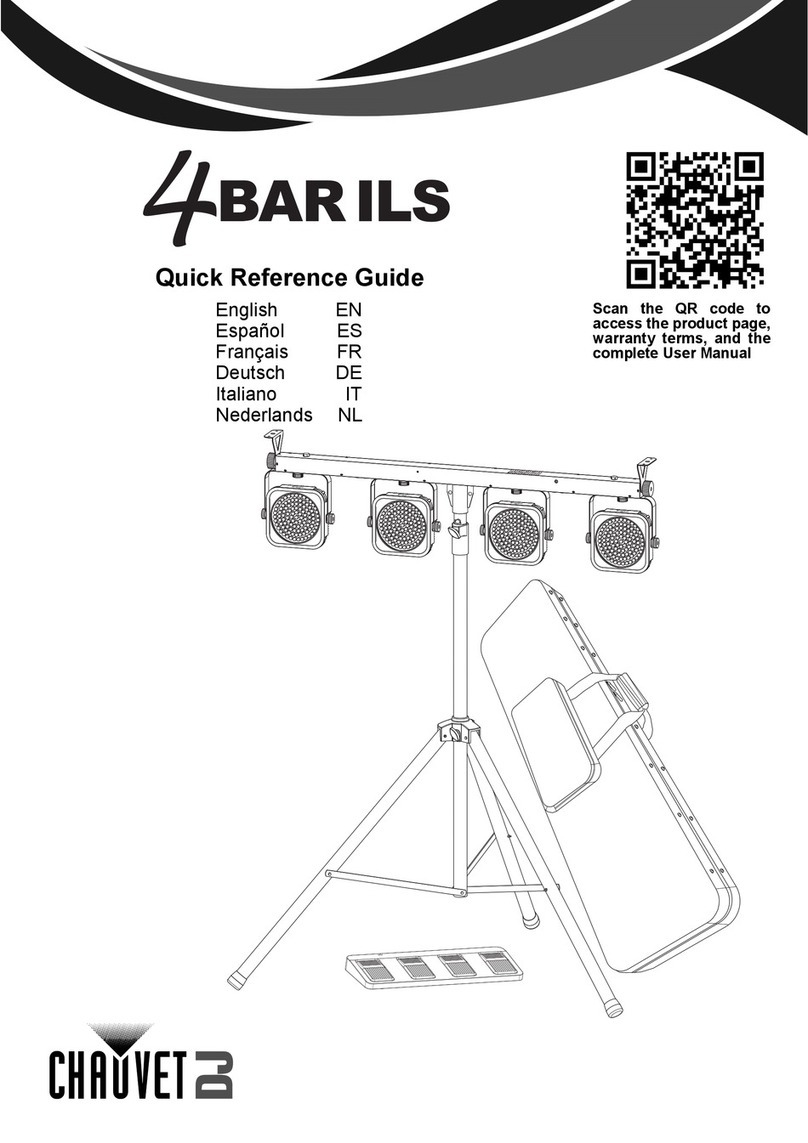 Chauvet DJ 4BAR ILS User manual