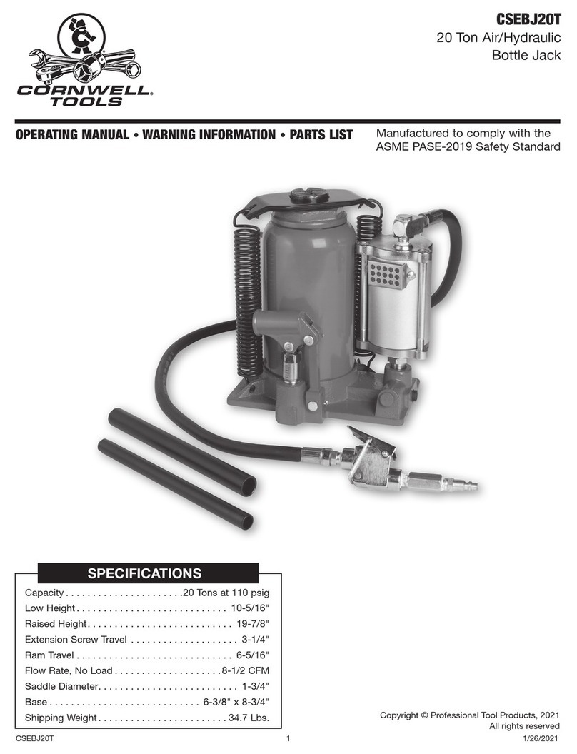 Cornwell Tools CSEBJ20T User manual Cornwell Tools CSEBJ20T User manual