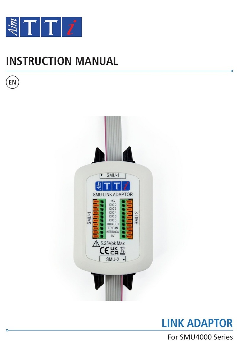 AimTTi SMU4000 Series instruction manual
