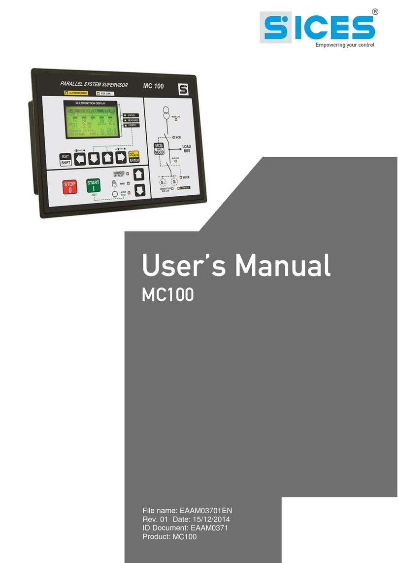 Sices MC100 user manual