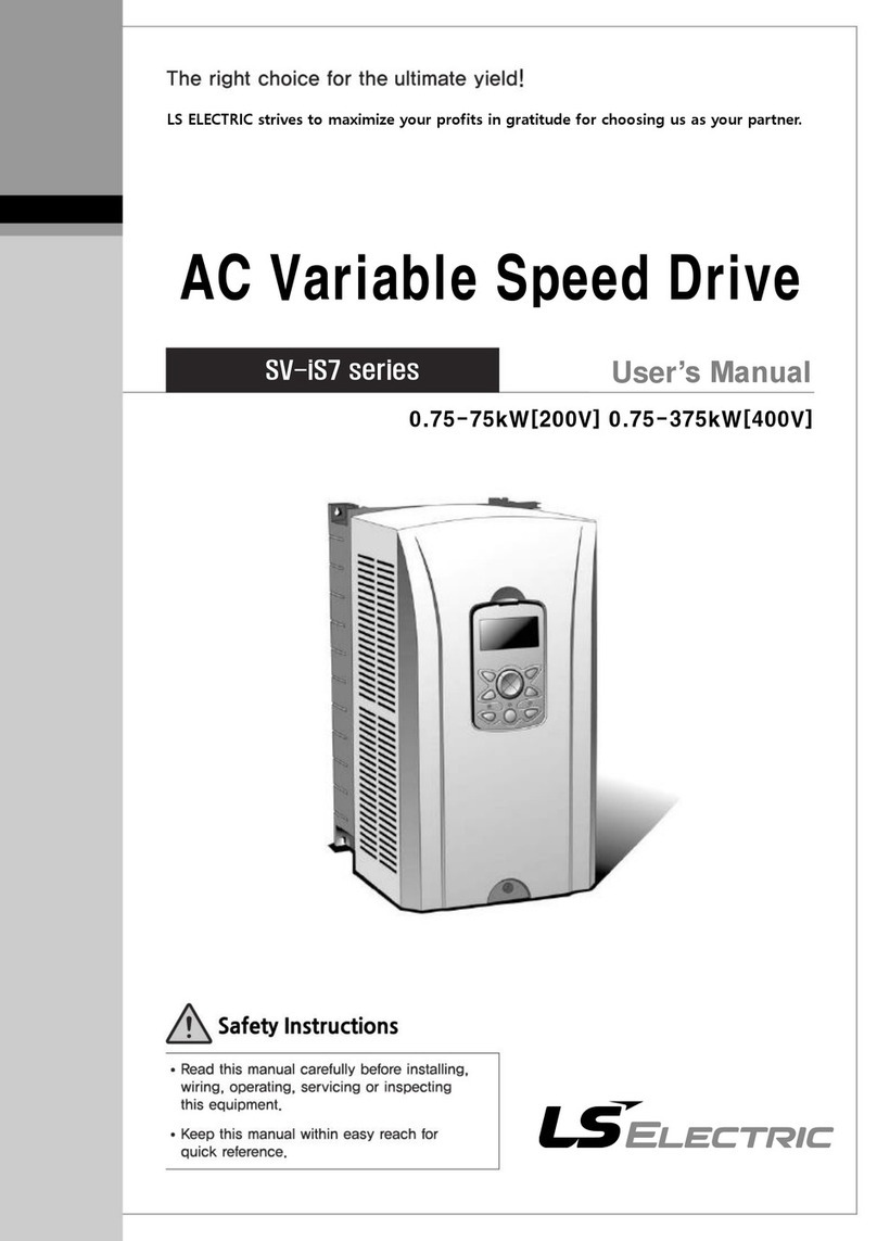 LS ELECTRIC SV-iS7 Series user manual