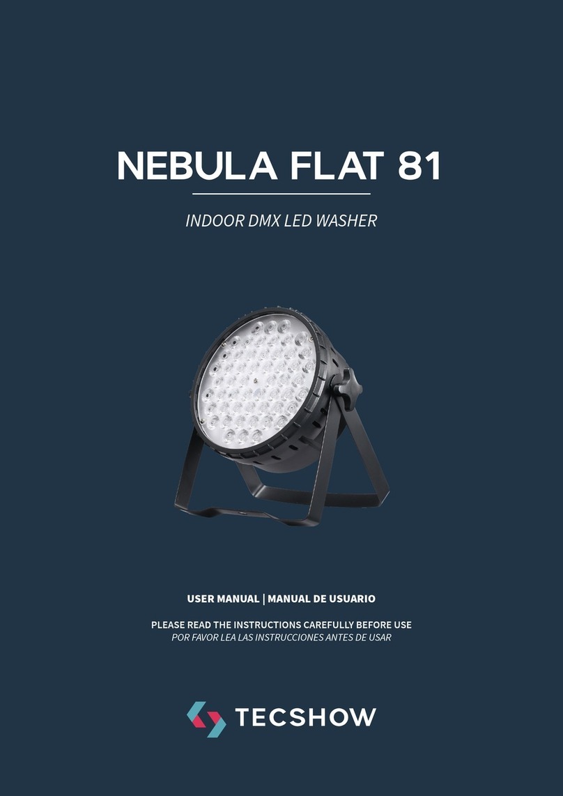 TECshow NEBULA FLAT 81 User manual