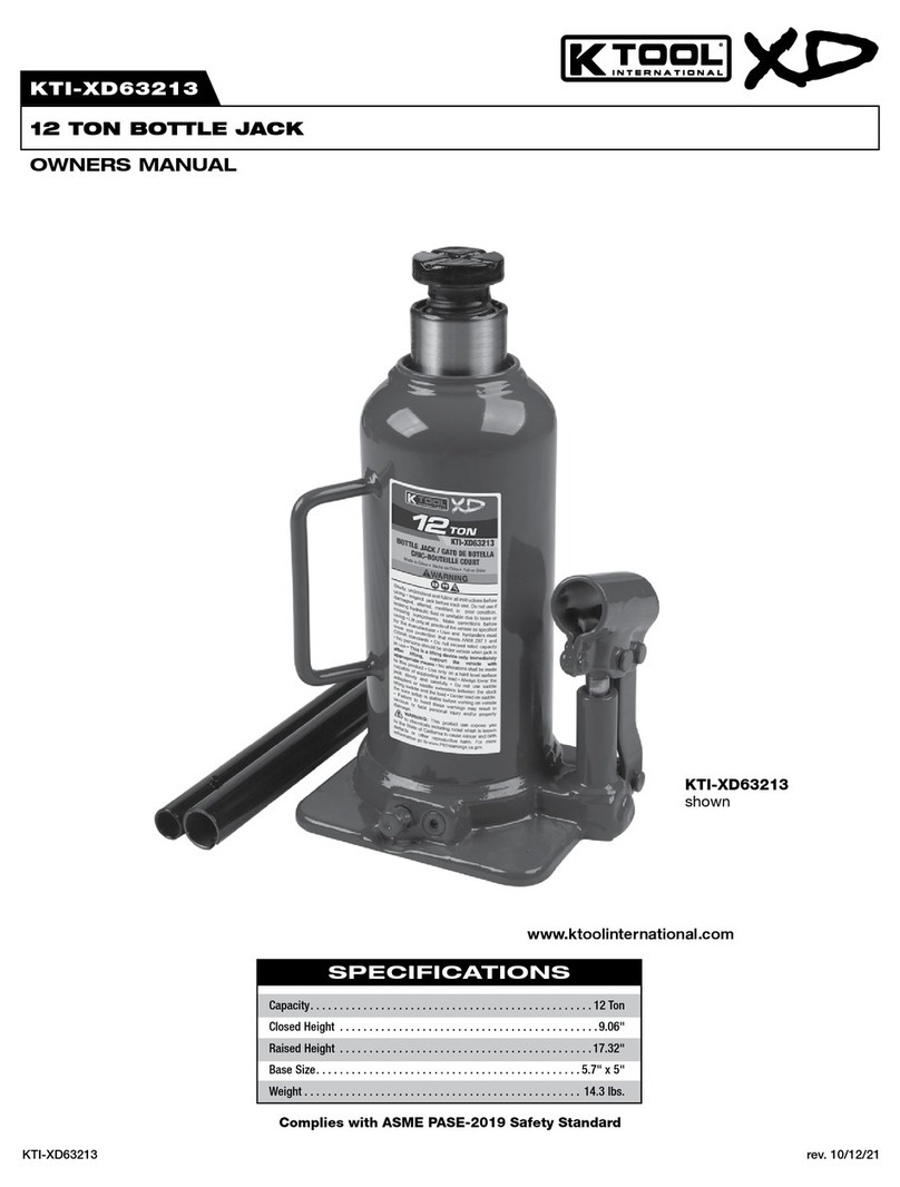 K Tool International KTI-XD63213 owner's manual