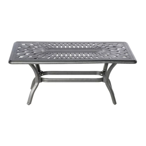 Alfresco Home Newbury Coffee Table User manual