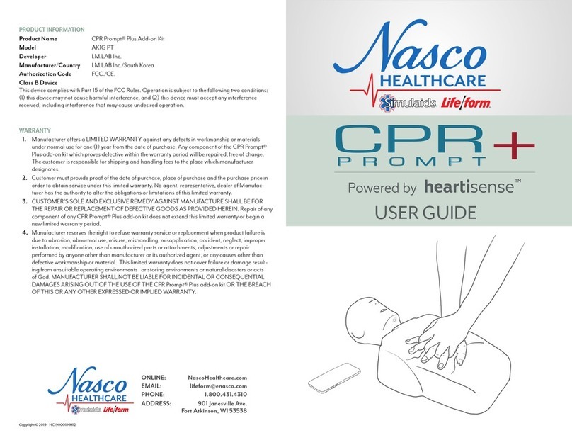 Nasco Healthcare CPR+ PROMPT user guide