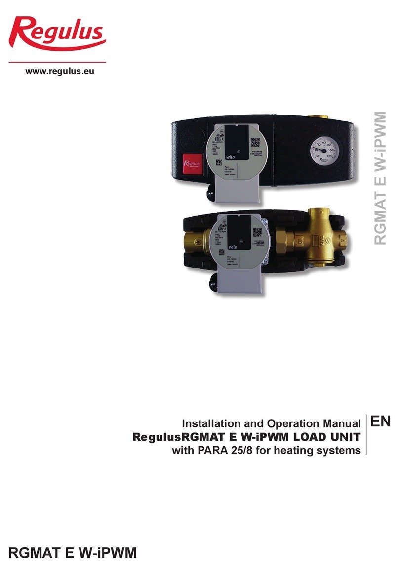 Regulus RGMAT E W-iPWM User manual