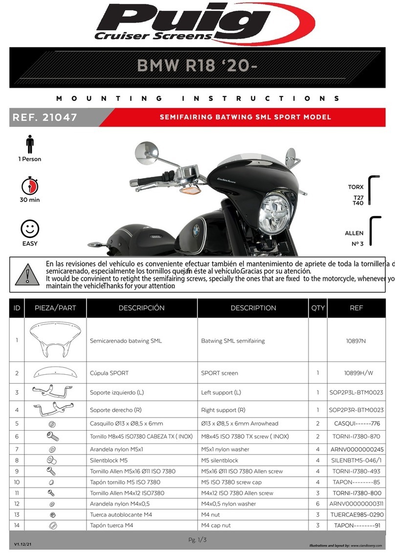 PUIG 21047 Mounting instructions