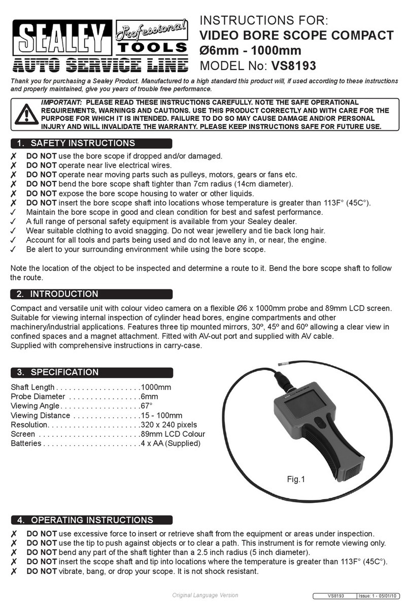 Sealey VS8193 User manual