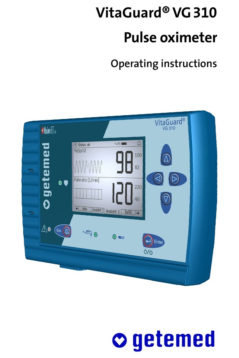 getemed VitaGuard VG310 operating instructions