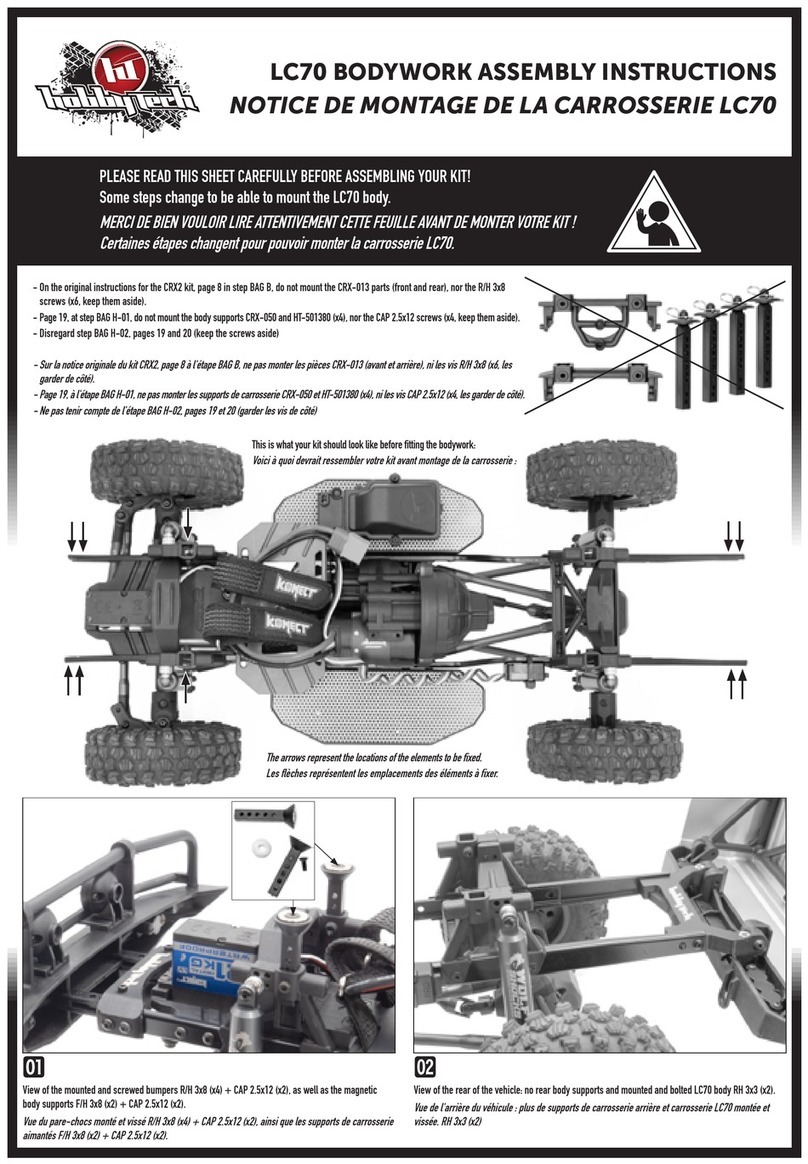 Hobbytech LC70 Assembly instructions