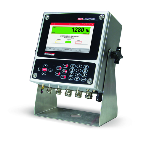 Rice Lake 1280 Enterprise Series User manual