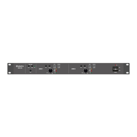 Adastra RMS1202 User manual Adastra RMS1202 User manual