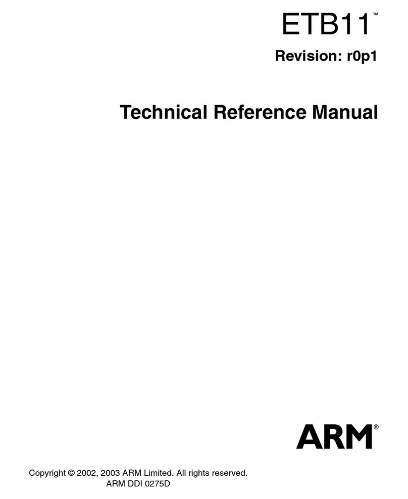 ARM ETB11 Product manual ARM ETB11 Product manual