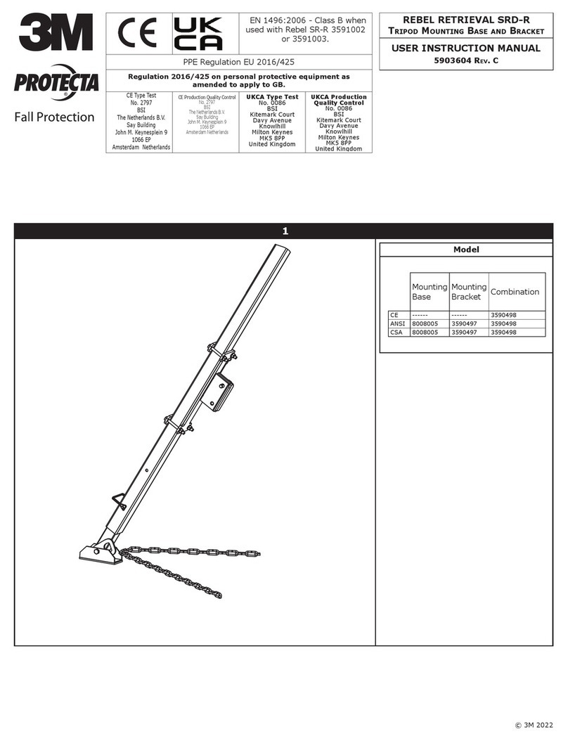 3M PROTECTA 8008005 User instruction manual